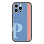 スリムプロテクションプレミアムケース with MagSafe［ オリジナル - initial color line - P blue ］
