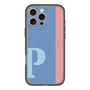 スリムプロテクションプレミアムケース with MagSafe［ オリジナル - initial color line - P blue ］