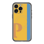 スリムプロテクションプレミアムケース with MagSafe［ オリジナル - initial color line - P orange ］