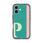 スリムプロテクションプレミアムケース with MagSafe［ オリジナル - initial color line - P green ］