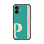 スリムプロテクションプレミアムケース with MagSafe［ オリジナル - initial color line - P green ］