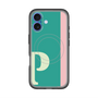 スリムプロテクションプレミアムケース with MagSafe［ オリジナル - initial color line - P green ］