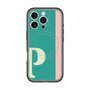 スリムプロテクションプレミアムケース with MagSafe［ オリジナル - initial color line - P green ］