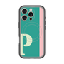 スリムプロテクションプレミアムケース with MagSafe［ オリジナル - initial color line - P green ］