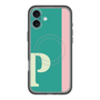 スリムプロテクションプレミアムケース with MagSafe［ オリジナル - initial color line - P green ］