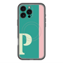 スリムプロテクションプレミアムケース with MagSafe［ オリジナル - initial color line - P green ］
