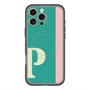 スリムプロテクションプレミアムケース with MagSafe［ オリジナル - initial color line - P green ］