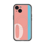 スリムプロテクションプレミアムケース with MagSafe［ オリジナル - initial color line - Q pink ］