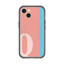 スリムプロテクションプレミアムケース with MagSafe［ オリジナル - initial color line - Q pink ］
