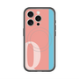 スリムプロテクションプレミアムケース with MagSafe［ オリジナル - initial color line - Q pink ］