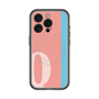 スリムプロテクションプレミアムケース with MagSafe［ オリジナル - initial color line - Q pink ］