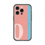 スリムプロテクションプレミアムケース with MagSafe［ オリジナル - initial color line - Q pink ］