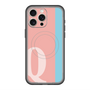 スリムプロテクションプレミアムケース with MagSafe［ オリジナル - initial color line - Q pink ］