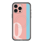 スリムプロテクションプレミアムケース with MagSafe［ オリジナル - initial color line - Q pink ］