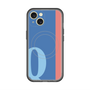 スリムプロテクションプレミアムケース with MagSafe［ オリジナル - initial color line - Q blue ］