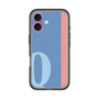 スリムプロテクションプレミアムケース with MagSafe［ オリジナル - initial color line - Q blue ］