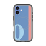 スリムプロテクションプレミアムケース with MagSafe［ オリジナル - initial color line - Q blue ］