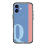 スリムプロテクションプレミアムケース with MagSafe［ オリジナル - initial color line - Q blue ］