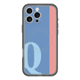 スリムプロテクションプレミアムケース with MagSafe［ オリジナル - initial color line - Q blue ］