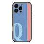 スリムプロテクションプレミアムケース with MagSafe［ オリジナル - initial color line - Q blue ］