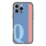 スリムプロテクションプレミアムケース with MagSafe［ オリジナル - initial color line - Q blue ］