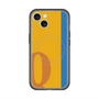 スリムプロテクションプレミアムケース with MagSafe［ オリジナル - initial color line - Q orange ］
