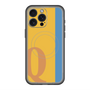 スリムプロテクションプレミアムケース with MagSafe［ オリジナル - initial color line - Q orange ］