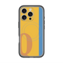 スリムプロテクションプレミアムケース with MagSafe［ オリジナル - initial color line - Q orange ］