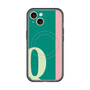 スリムプロテクションプレミアムケース with MagSafe［ オリジナル - initial color line - Q green ］