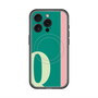 スリムプロテクションプレミアムケース with MagSafe［ オリジナル - initial color line - Q green ］