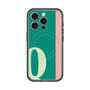 スリムプロテクションプレミアムケース with MagSafe［ オリジナル - initial color line - Q green ］