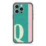 スリムプロテクションプレミアムケース with MagSafe［ オリジナル - initial color line - Q green ］