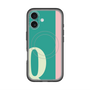 スリムプロテクションプレミアムケース with MagSafe［ オリジナル - initial color line - Q green ］