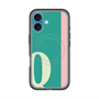 スリムプロテクションプレミアムケース with MagSafe［ オリジナル - initial color line - Q green ］
