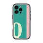 スリムプロテクションプレミアムケース with MagSafe［ オリジナル - initial color line - Q green ］