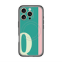 スリムプロテクションプレミアムケース with MagSafe［ オリジナル - initial color line - Q green ］