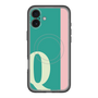 スリムプロテクションプレミアムケース with MagSafe［ オリジナル - initial color line - Q green ］