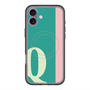 スリムプロテクションプレミアムケース with MagSafe［ オリジナル - initial color line - Q green ］