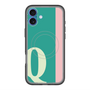 スリムプロテクションプレミアムケース with MagSafe［ オリジナル - initial color line - Q green ］