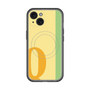 スリムプロテクションプレミアムケース with MagSafe［ オリジナル - initial color line - Q yellow ］