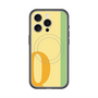 スリムプロテクションプレミアムケース with MagSafe［ オリジナル - initial color line - Q yellow ］