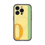 スリムプロテクションプレミアムケース with MagSafe［ オリジナル - initial color line - Q yellow ］