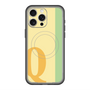 スリムプロテクションプレミアムケース with MagSafe［ オリジナル - initial color line - Q yellow ］
