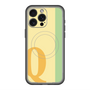 スリムプロテクションプレミアムケース with MagSafe［ オリジナル - initial color line - Q yellow ］