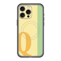 スリムプロテクションプレミアムケース with MagSafe［ オリジナル - initial color line - Q yellow ］