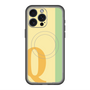 スリムプロテクションプレミアムケース with MagSafe［ オリジナル - initial color line - Q yellow ］