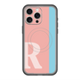 スリムプロテクションプレミアムケース with MagSafe［ オリジナル - initial color line - R pink ］