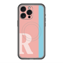 スリムプロテクションプレミアムケース with MagSafe［ オリジナル - initial color line - R pink ］