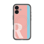 スリムプロテクションプレミアムケース with MagSafe［ オリジナル - initial color line - R pink ］