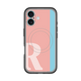 スリムプロテクションプレミアムケース with MagSafe［ オリジナル - initial color line - R pink ］